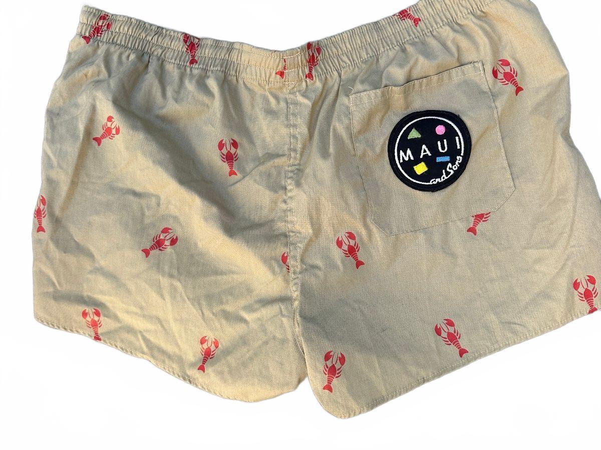 Vintage Maui and Sons Lobster Swim Trunks Size 38