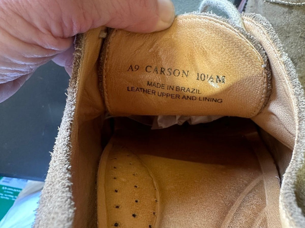 Nordstrom A.D. Carson Suede Derby Shoes 10.5M