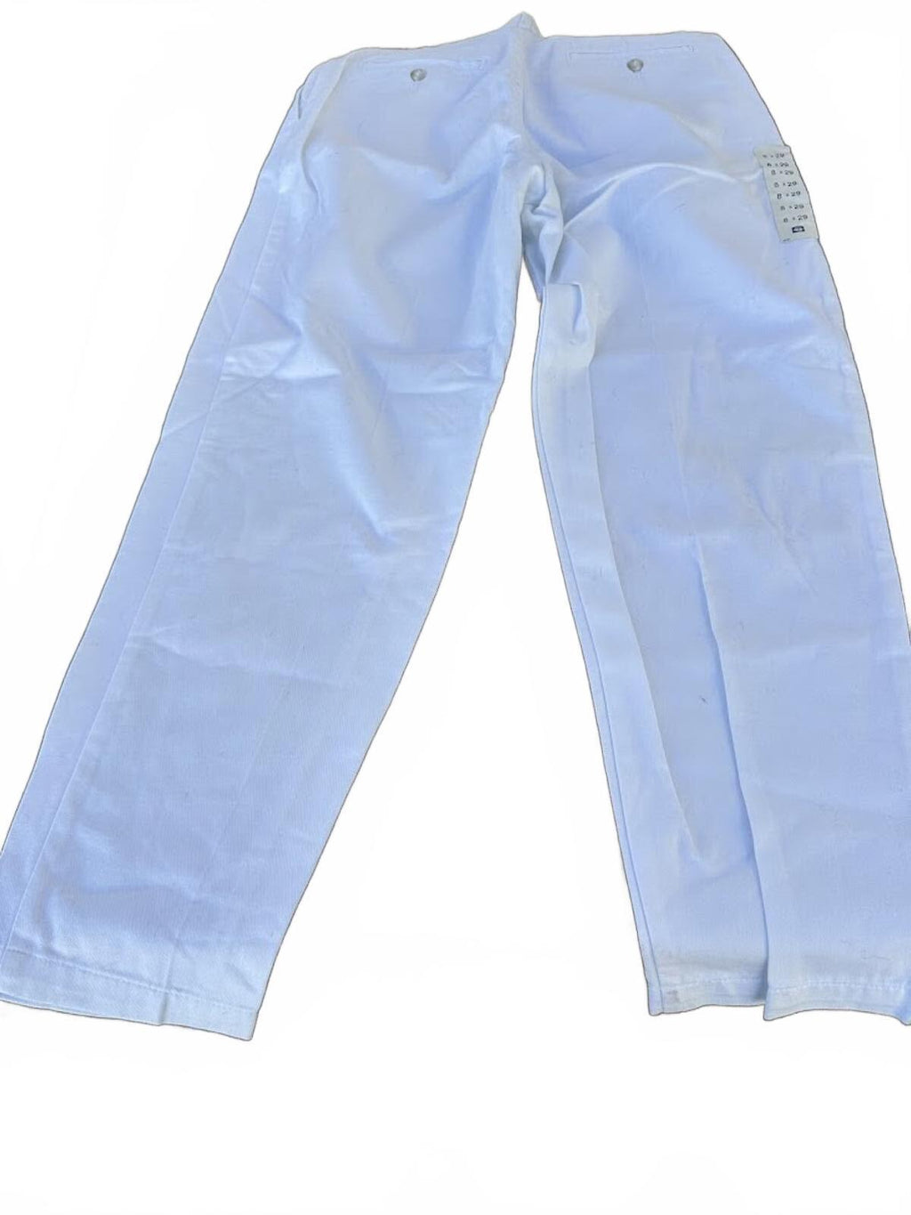 Dockers White Classic Khakis Womens 8 Short