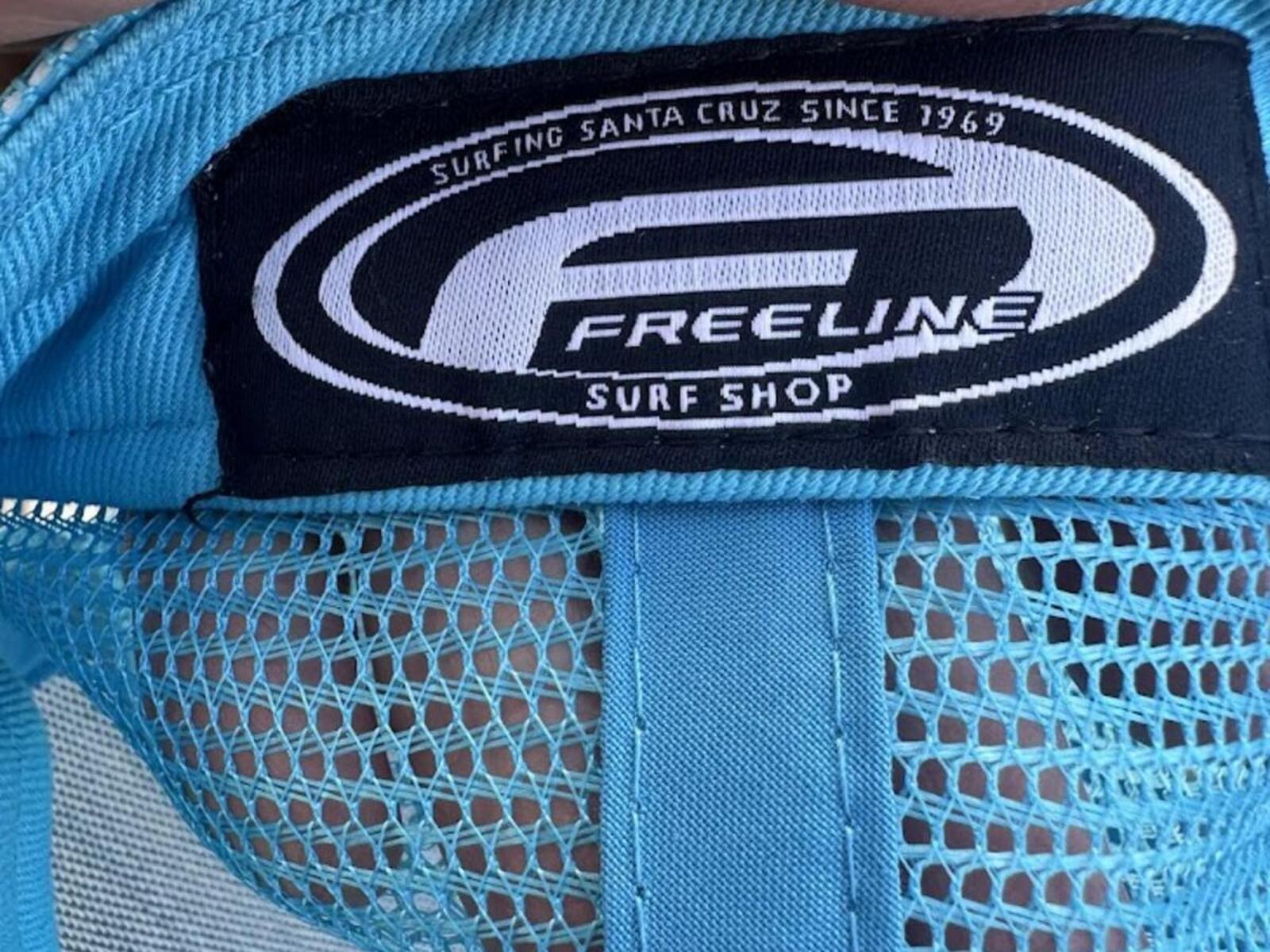 Freeline Santa Cruz Surf Shop Trucker Hat Blue