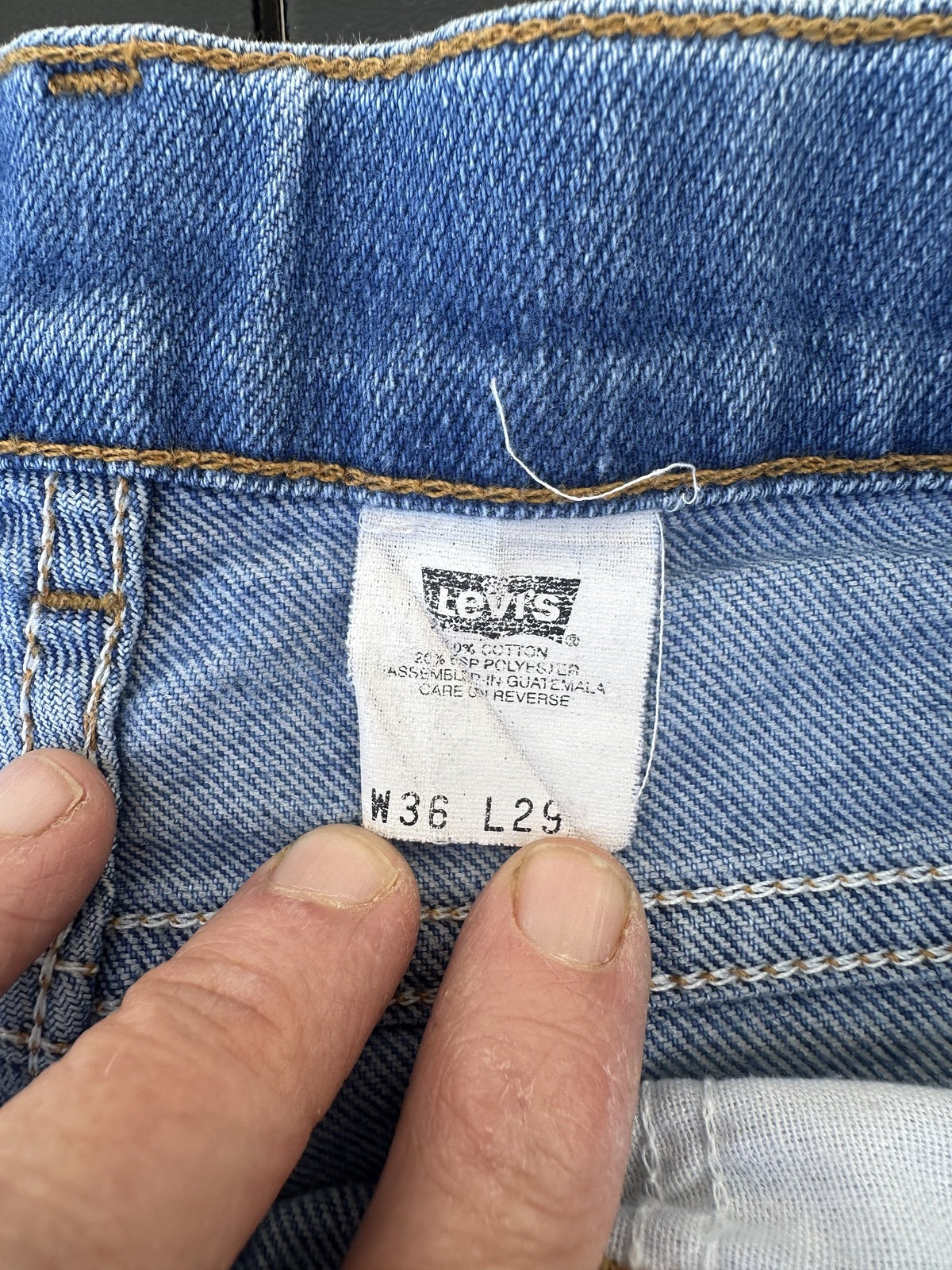 Levi's 550 Relaxed Fit Jeans 34x26  Guatemala