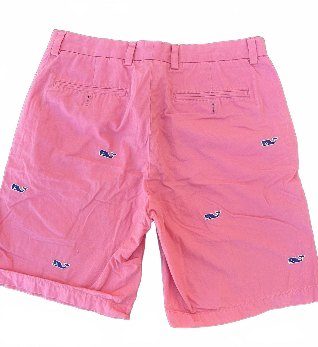 Vineyard Vines Pink Whale Shorts Size 32