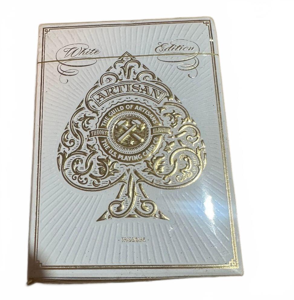 Theory11 White Artisan Playing Cards Sealed 2020 Gold Foil