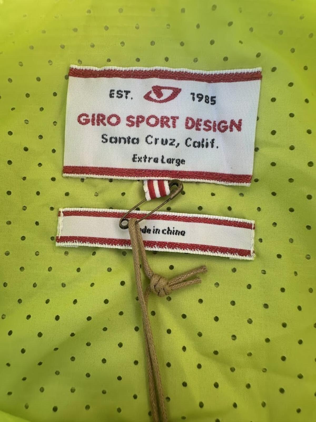 Giro New Road Cycling Windbreaker XL