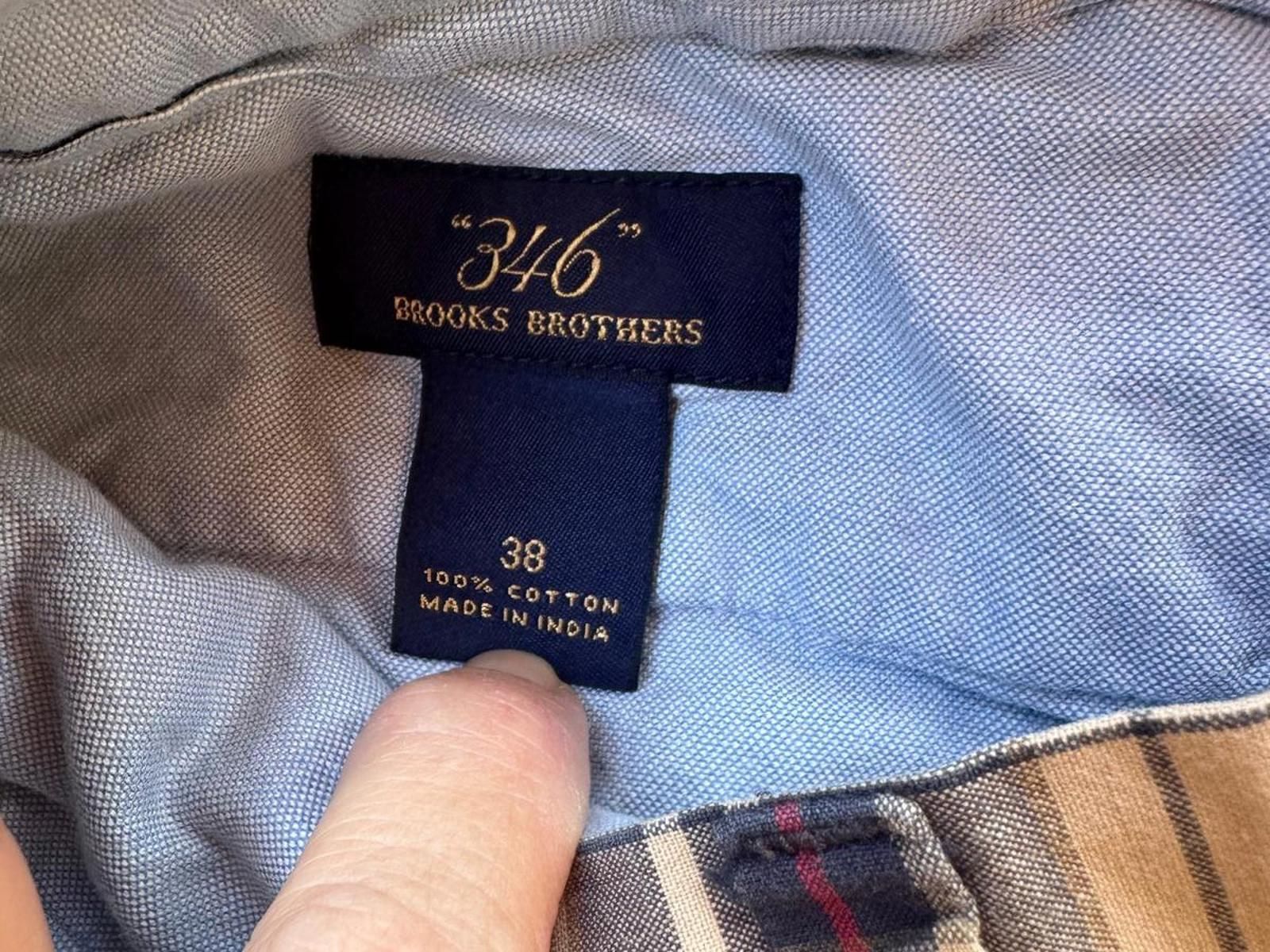 Brooks Brothers 346 Plaid Cotton Shorts 38