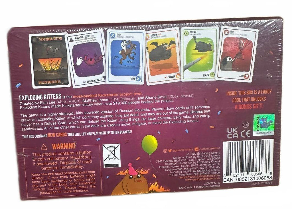 Exploding Kittens Party Pack 120 Cards New Sealed