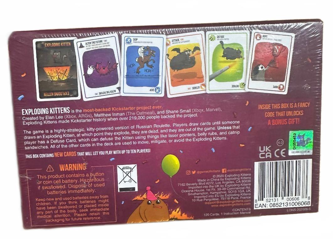 Exploding Kittens Party Pack 120 Cards New Sealed