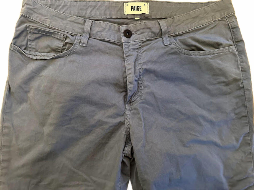 Paige Light Blue Chino Pants USA Made 36x29