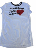 NWT True Religion "For Lovers" Tee Small 2008 piece