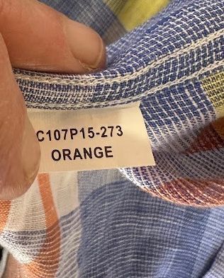 Thomas Dean Linen Plaid Shirt Men's XL