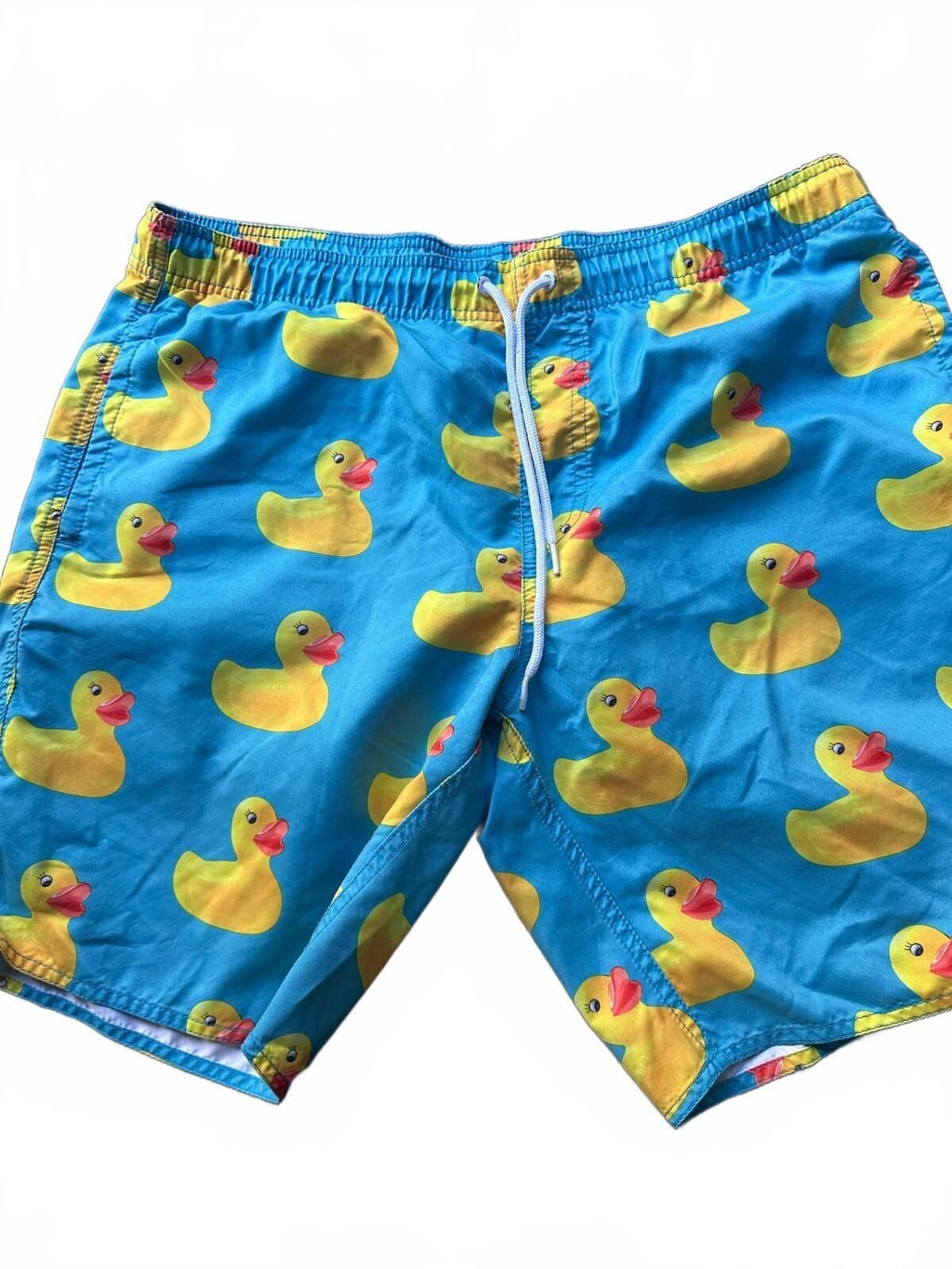 Neff Rubber Ducky Swim Trunks Blue Men's L