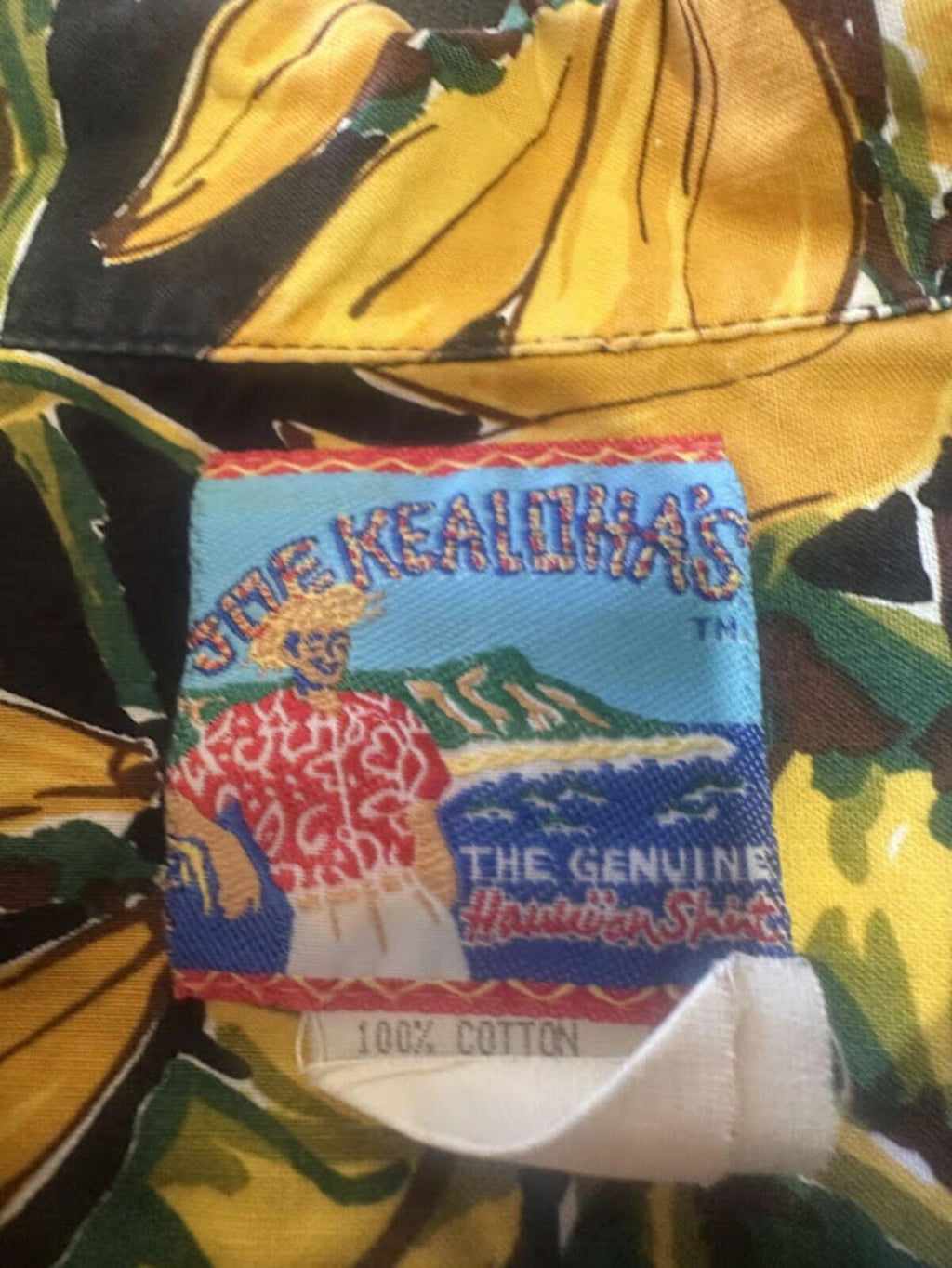 Joe Kealohas Banana Print Hawaiian Shirt
