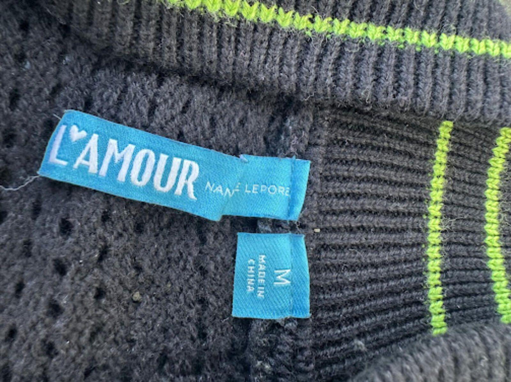 Nanette Lepore L'Amour Knit Zip Jacket M