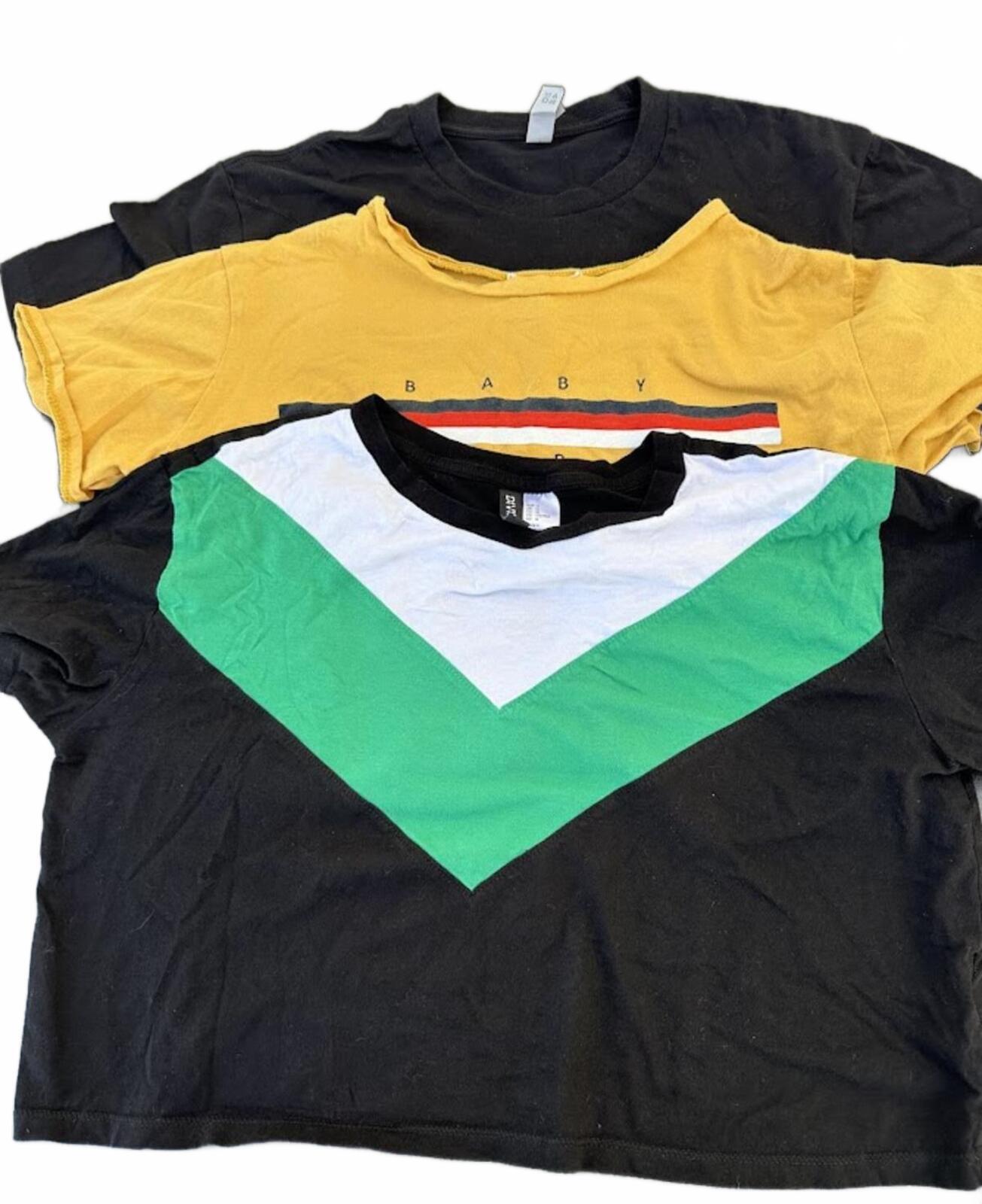 3 Cropped Tees Bundle Vans H&M Women’s S/M